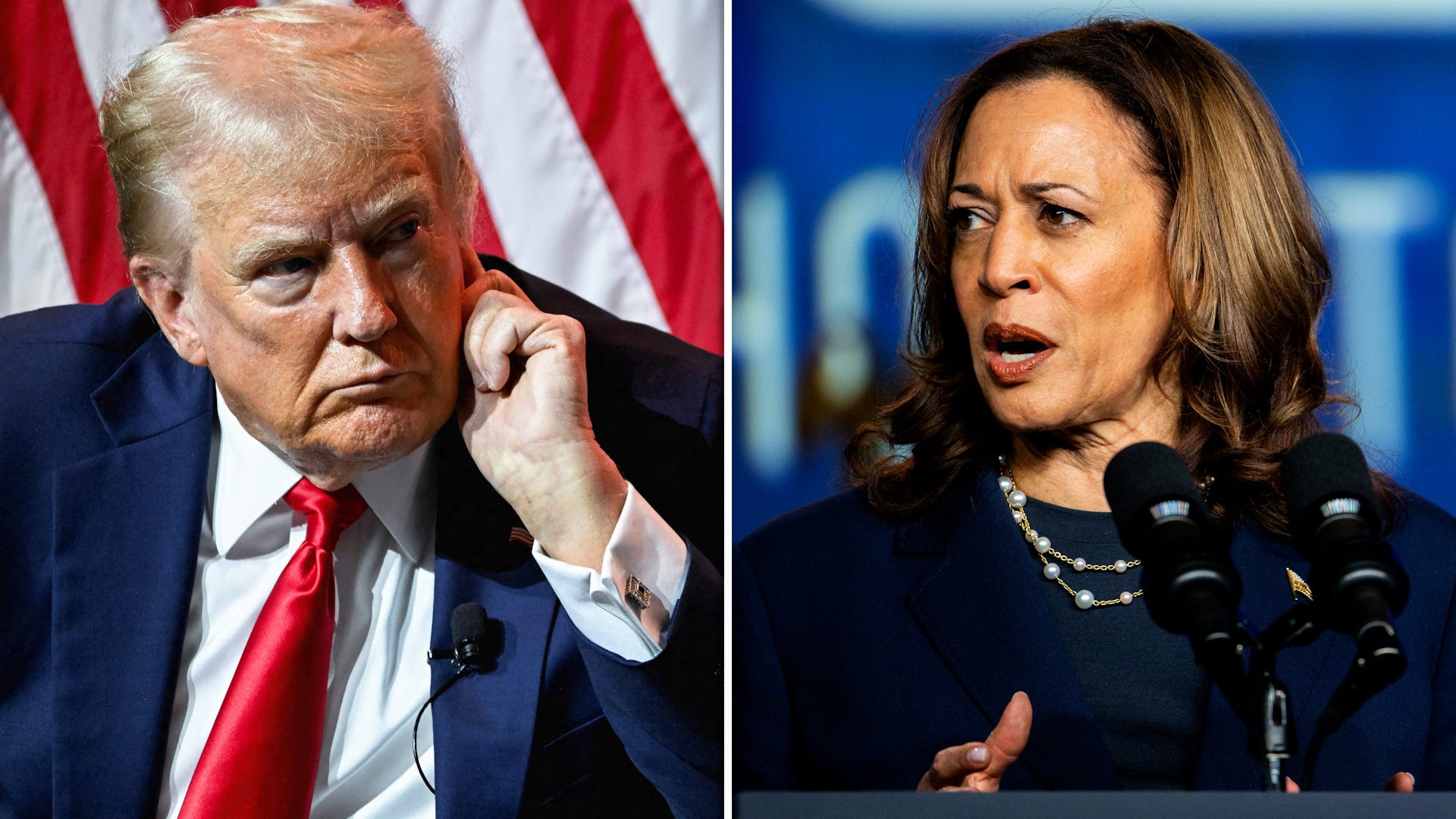 Trump says Kamala Harris was born ‘mentally impaired’ in what he conceded was a ‘dark speech’ at a Wisconsin rally