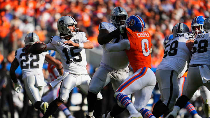 Raiders bench QB Gardner Minshew after losing to the Denver Broncos