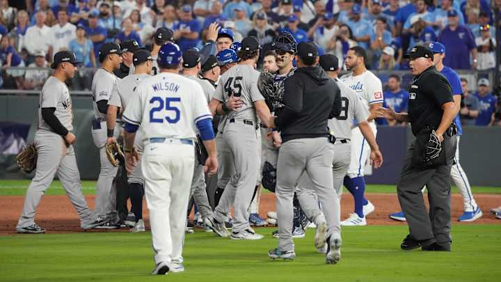 Yankees–royals benches clear after Anthony Volpe’s physical tag on Maikel Garcia