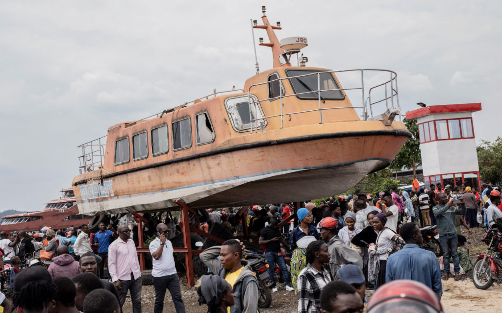 At least 78 dead after passenger boat capsizes on Lake Kivu in eastern Congo