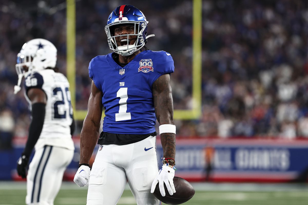 Giants star rookie receiver Malik Nabers out for Seahawks game