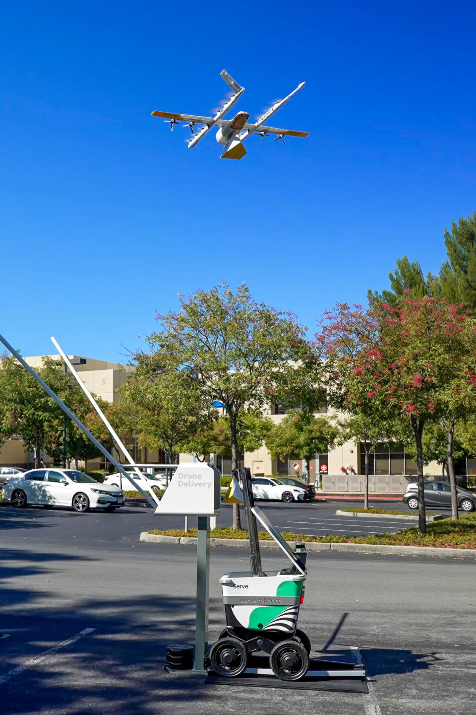 Serve Robotics and Wing will partner for drone delivery pilot in Dallas