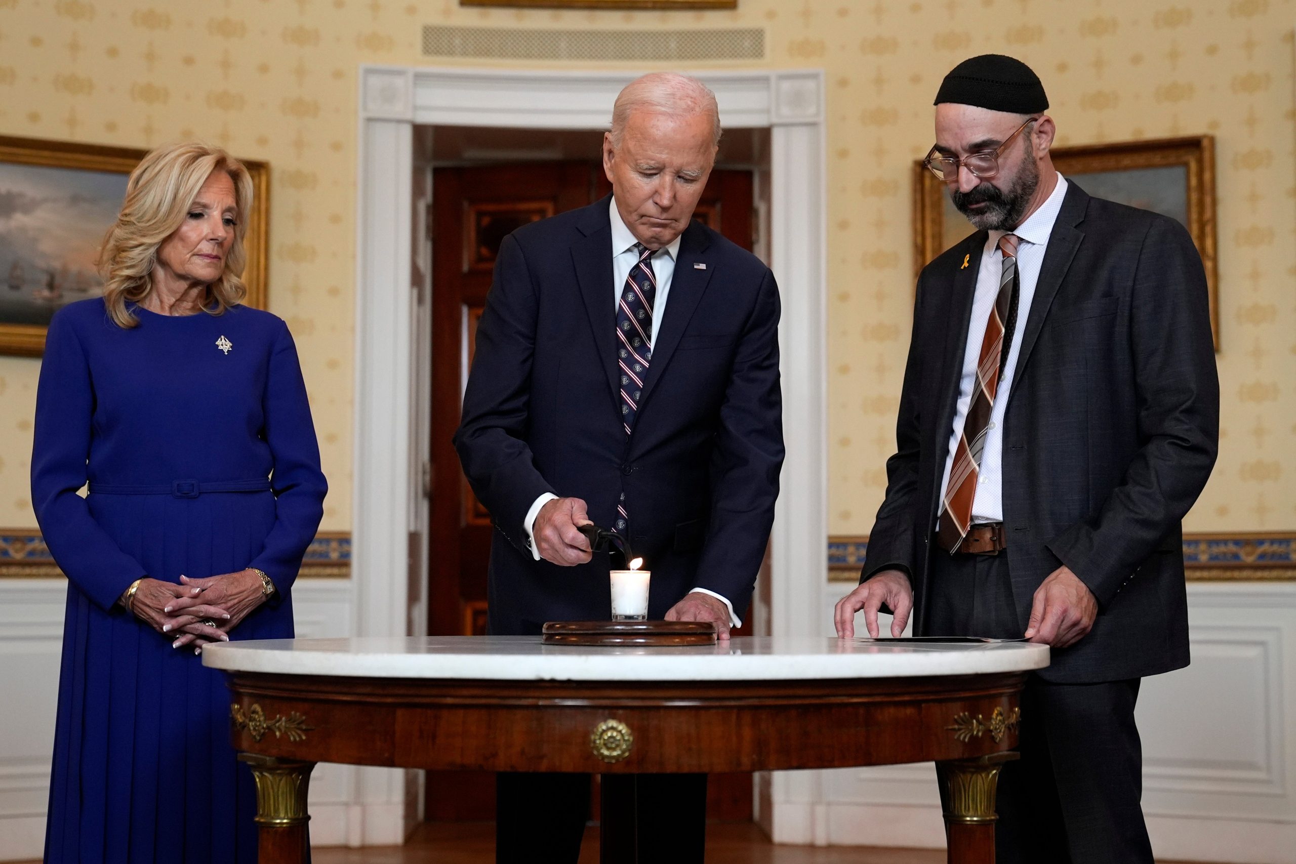 Biden marks anniversary of October 7 attacks with White House ceremony