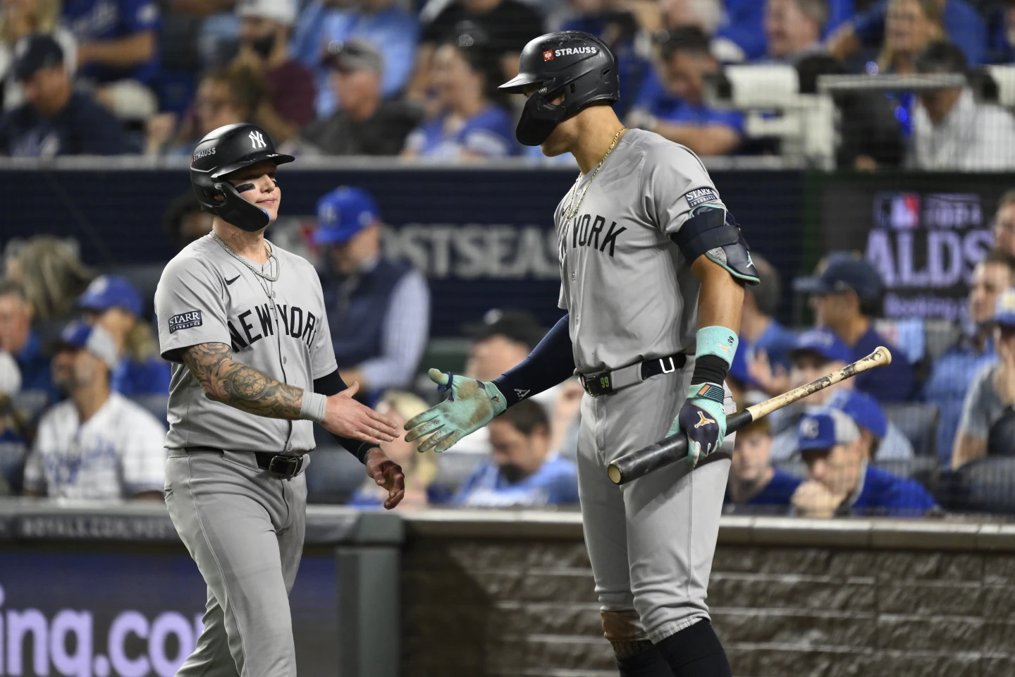 Gerrit Cole delivered, stifling the Kansas City Royals and leading the New York Yankees to a 3-1 victory that advances them to the ALCS