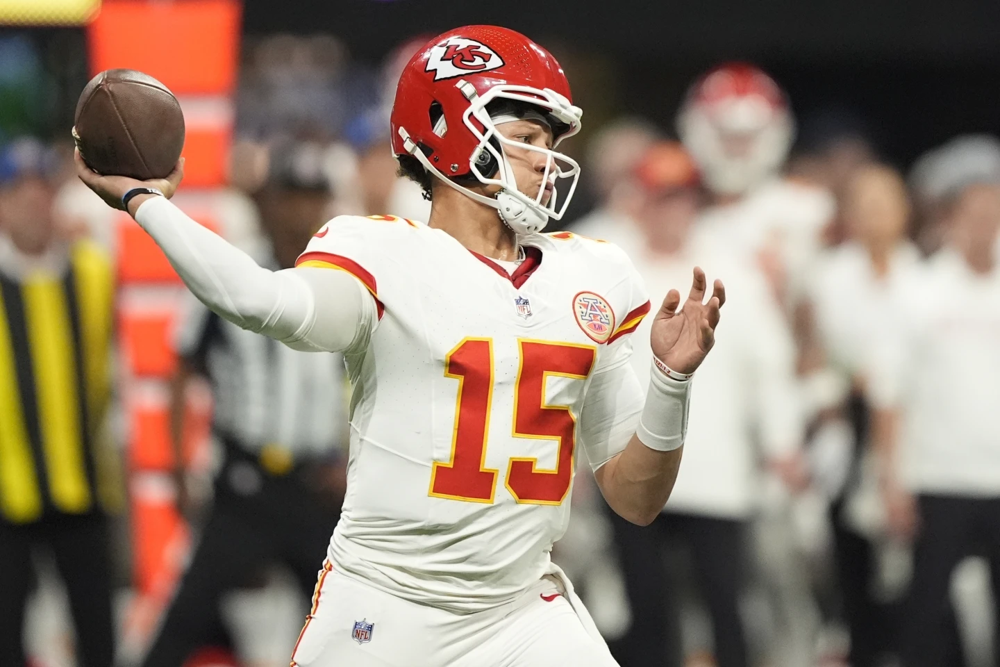 Patrick Mahomes believes he is improving despite a slow start, even with the Kansas City Chiefs holding a 4-0 record