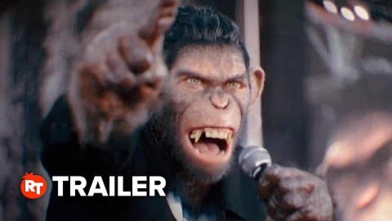 ‘Better Man’ trailer transforms Robbie Williams into a singing, dancing chimp