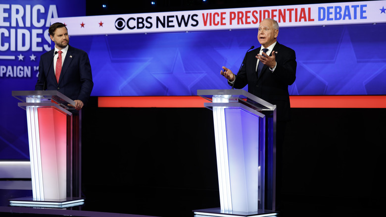 JD Vance and Tim Walz’s body language at the 2024 Vice Presidential Debate has everyone saying the same thing