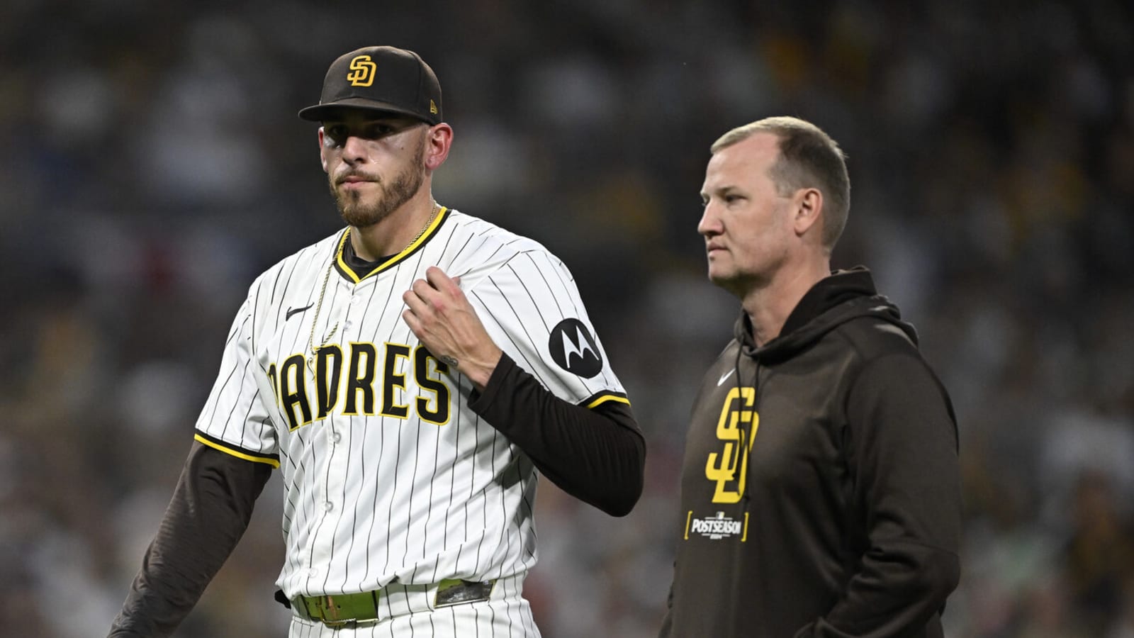 Padres’ Joe Musgrove exits Game 2 vs. Braves with concerning injury