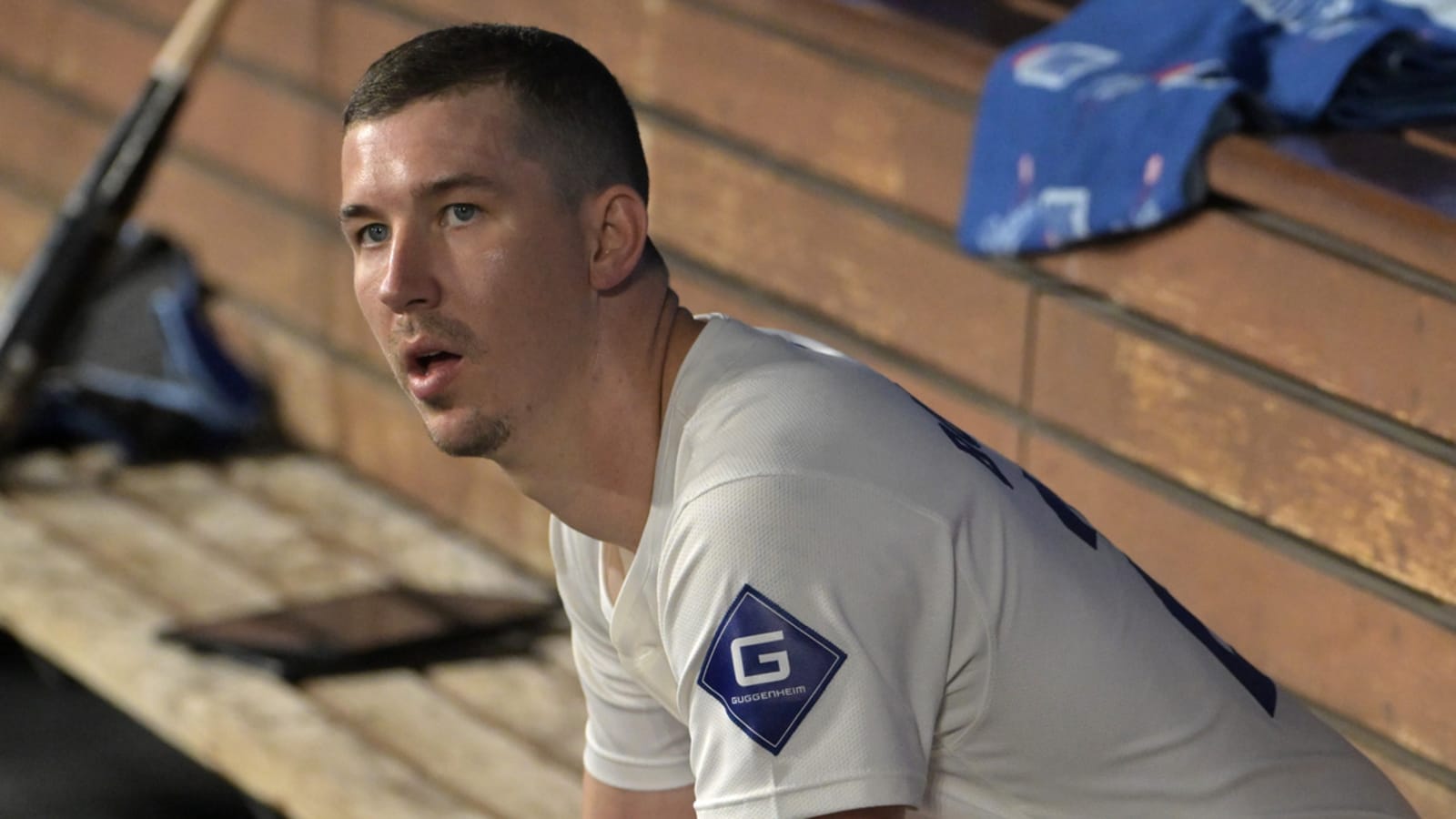 Watch: Dodgers pitcher Walker Buehler rages in dugout after defensive letdown