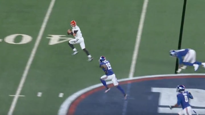 Joe Burrow fooled entire giants defense on historic 47-yard touchdown run