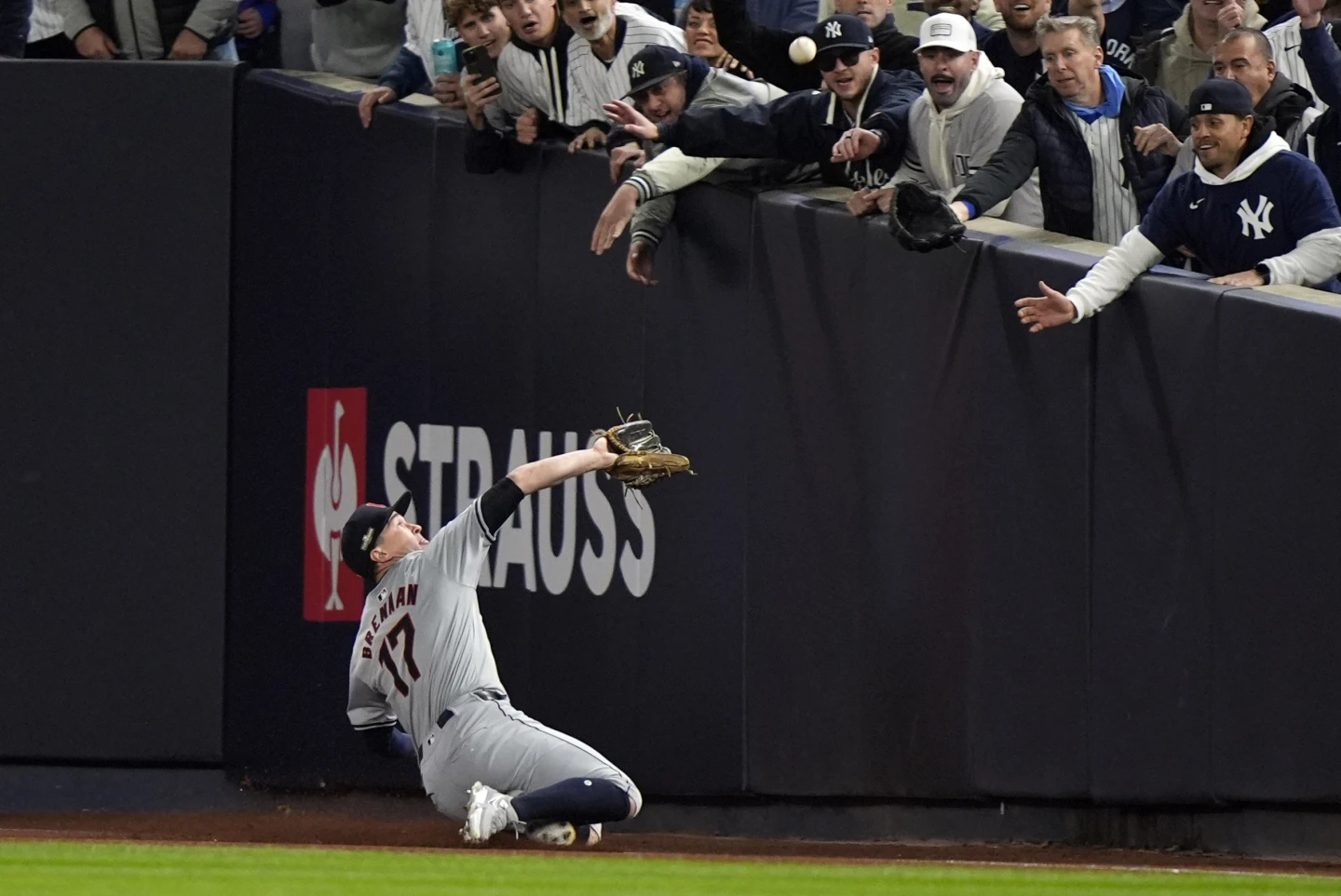 Mistakes by Rocchio and Brennan lead to the Cleveland Guardians’ defeat, leaving them down 2-0 against the New York Yankees in the ALCS