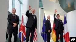 Biden hits Germany with lightning-quick visit focused on Middle East, Ukraine