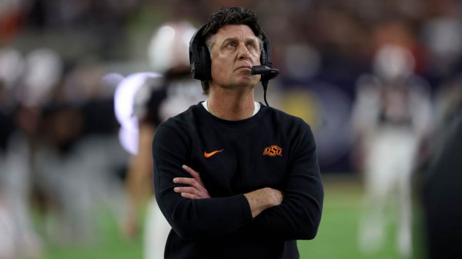 Mike Gundy moves BYU week presser virtually after being ‘Head-butted’ by cow